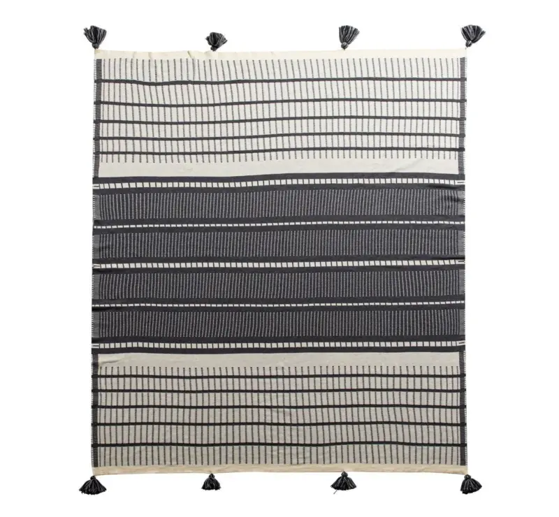 Homeko Striped Throw Blanket