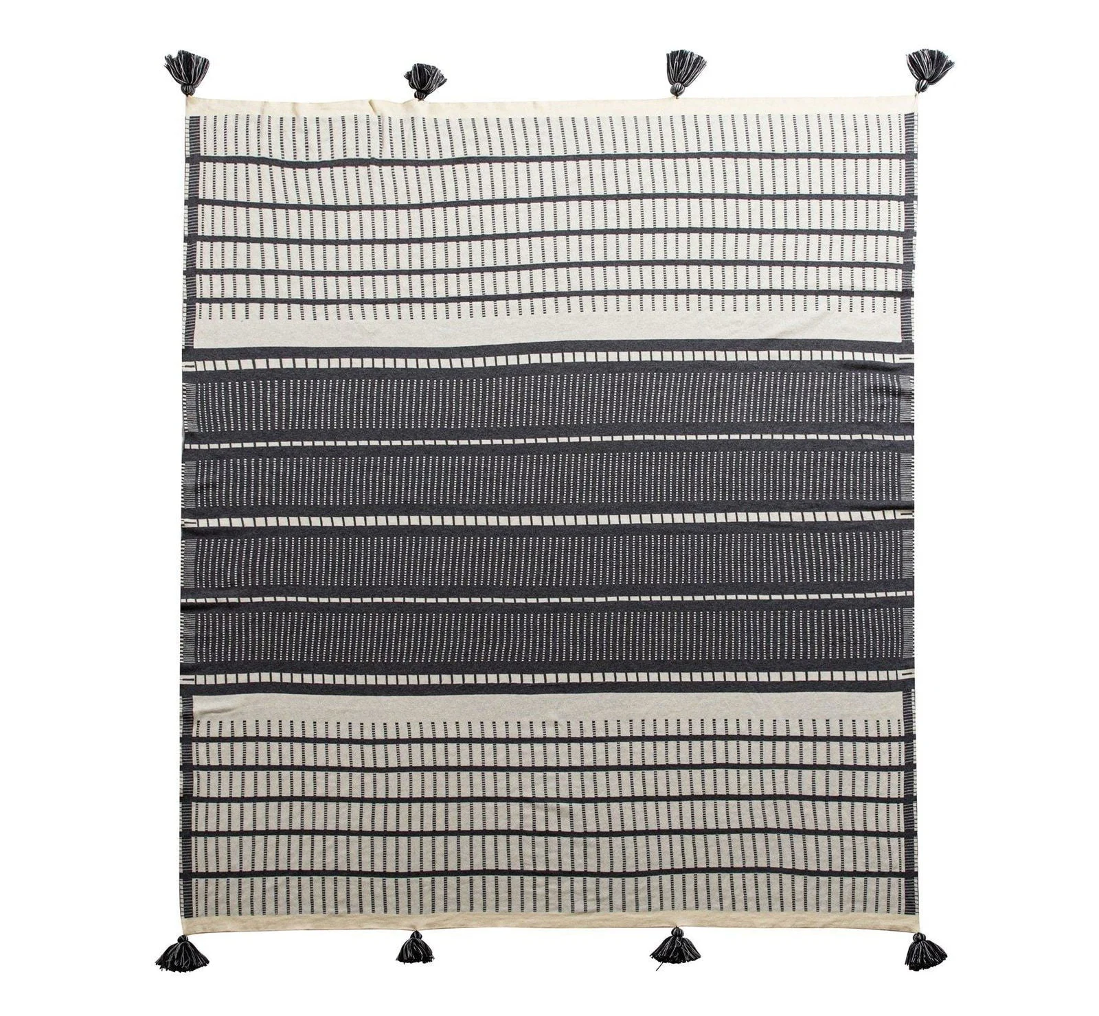 Homeko Striped Throw Blanket -