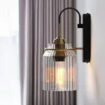Homeko Style Glass Funnel Wall Lamps