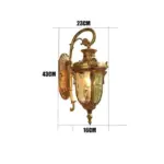 Homeko Style Retro Waterproof Outdoor Wall Lamp