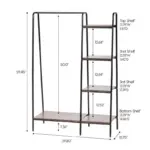 Homeko_Syracuse_Rustic_Wood_and_Metal_Clothes_Racks_-_-4284176 Homeko Syracuse Rustic Wood and Metal Clothes Racks