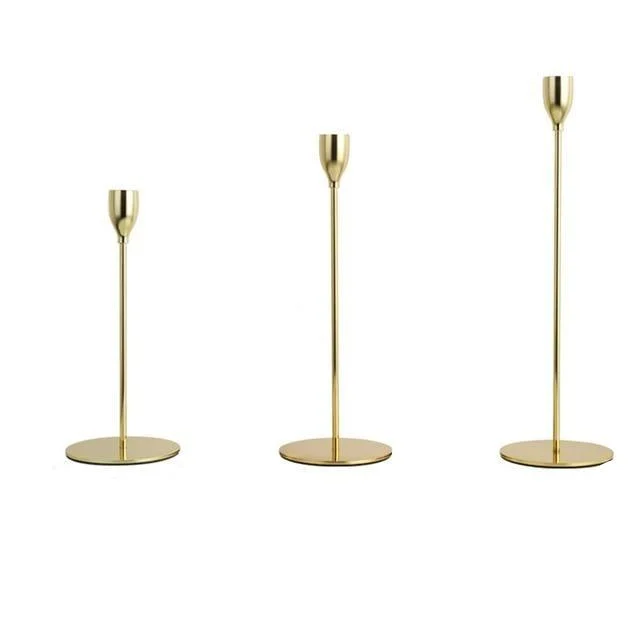 Homeko Taper Candle Holder Trio Set -