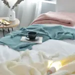 Homeko Tassel Knitted Blanket