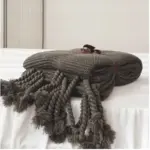 Homeko Tassel Knitted Blanket