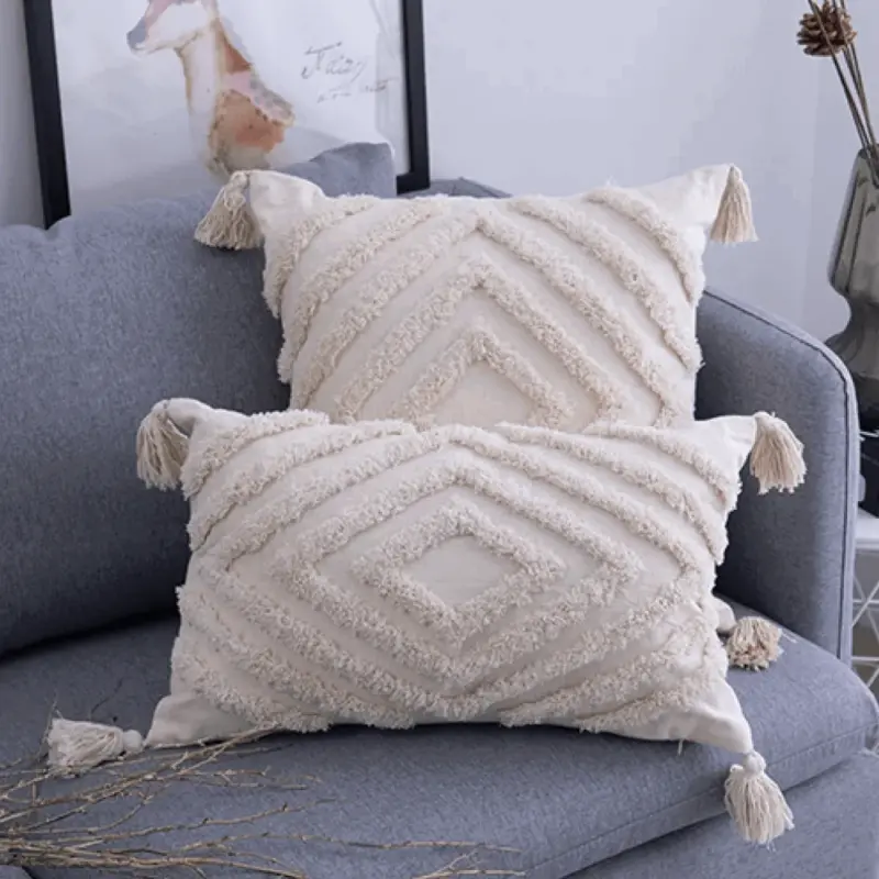 Homeko Tassel Pillow Cover