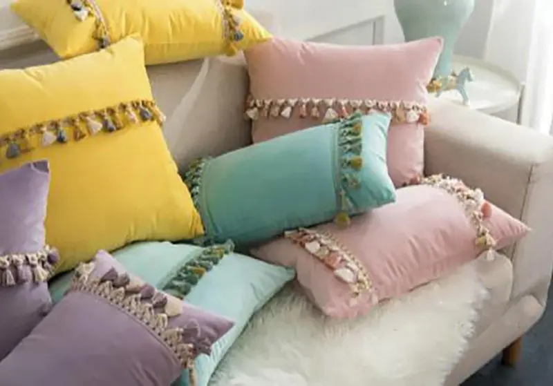 Homeko Tassel Pillow Covers