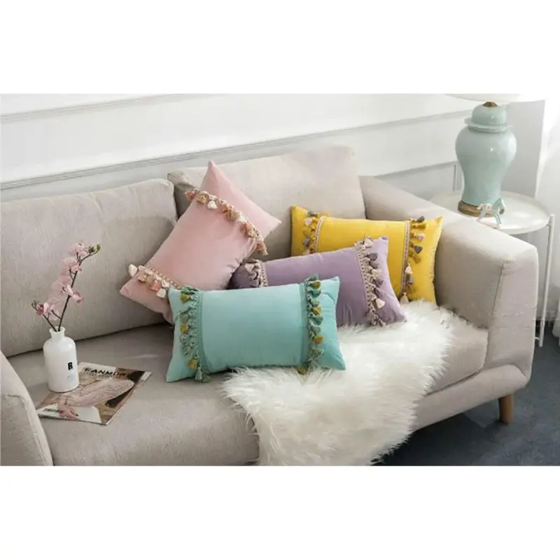 Homeko Tassel Pillow Covers