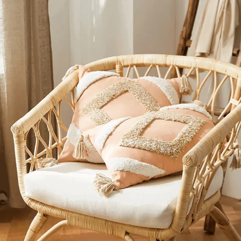 Homeko Tasseled Pillow Cover
