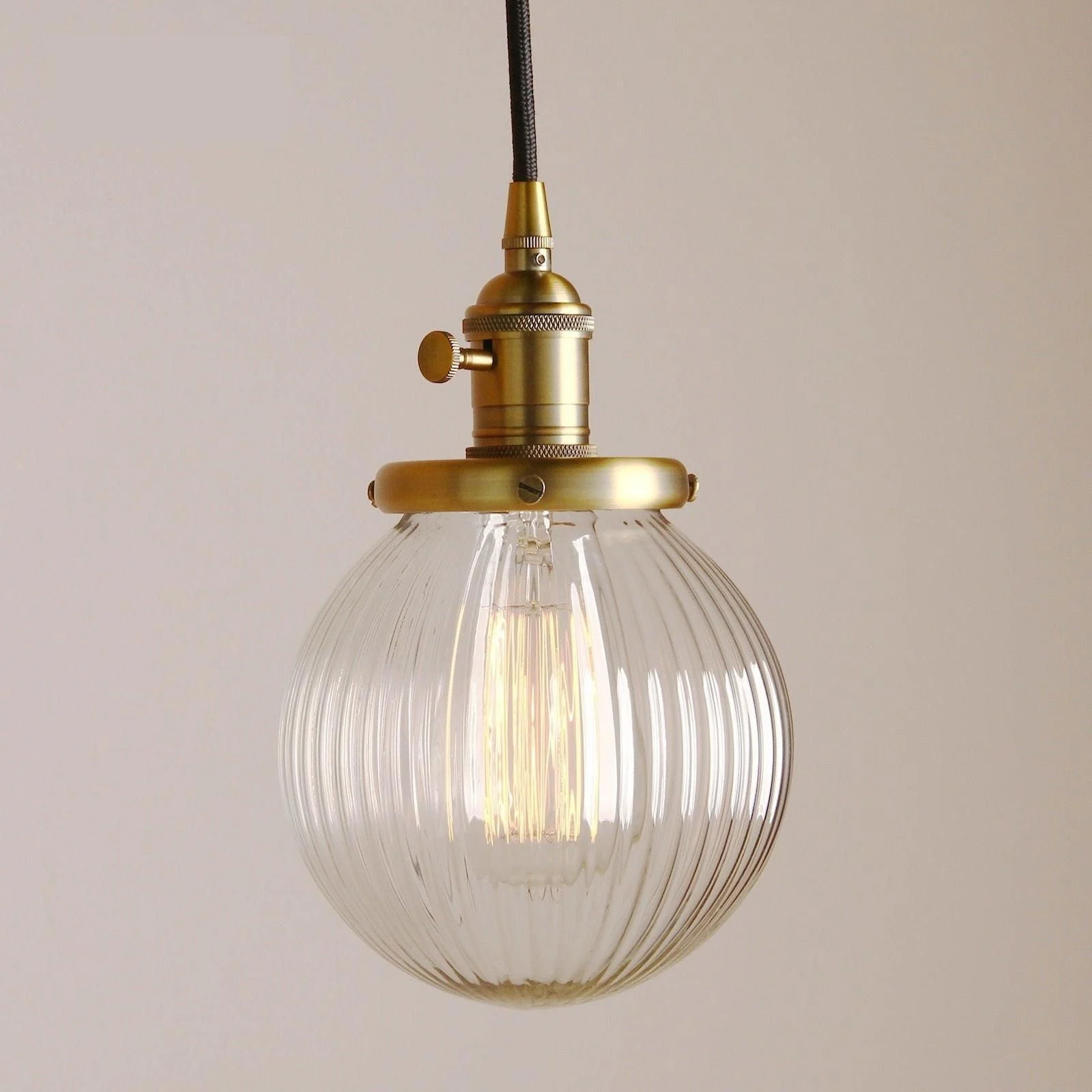 Homeko Textured Glass Globe Pendant Lights -