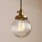 Homeko Textured Glass Globe Pendant Lights
