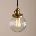 Homeko Textured Glass Globe Pendant Lights