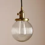 Homeko Textured Glass Globe Pendant Lights