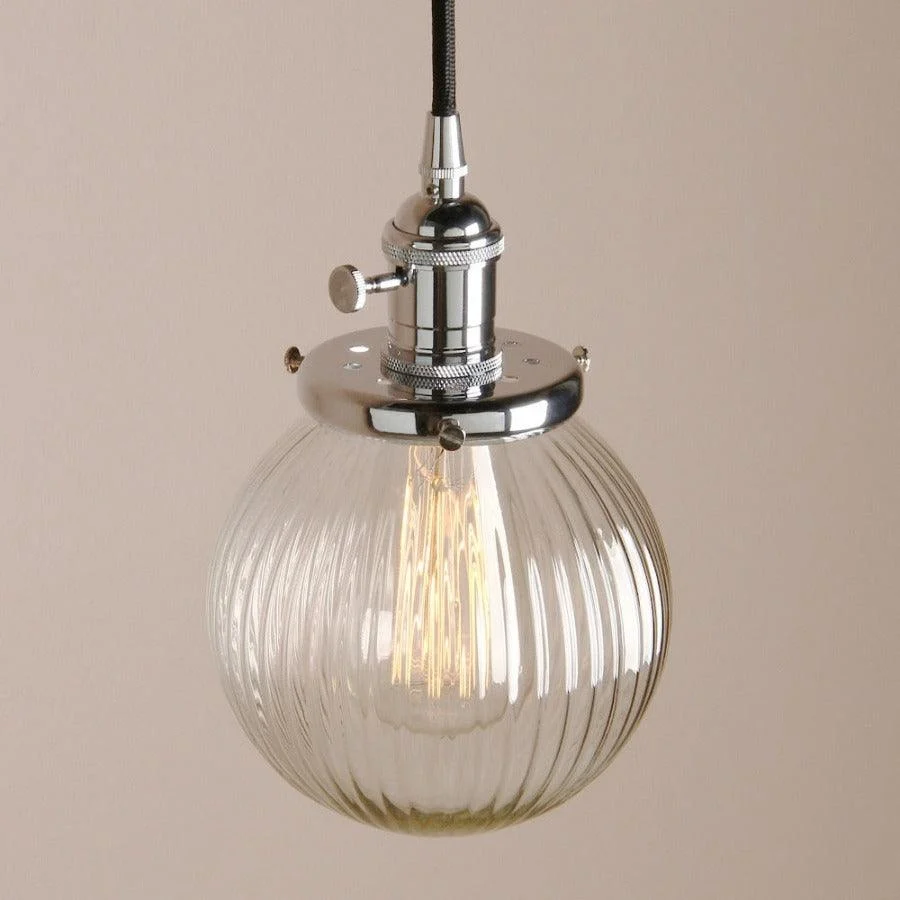 Homeko Textured Glass Globe Pendant Lights -