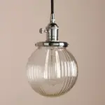 Homeko Textured Glass Globe Pendant Lights