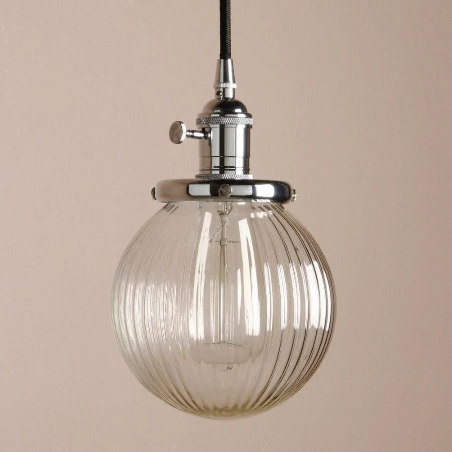 Homeko Textured Glass Globe Pendant Lights -