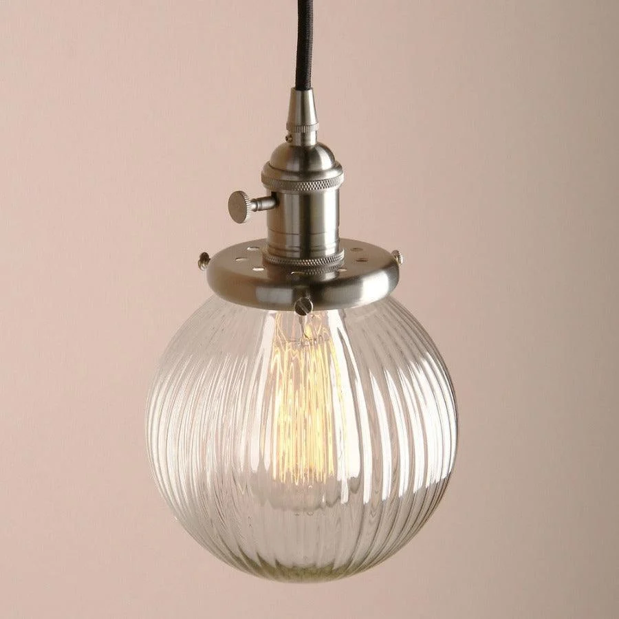 Homeko Textured Glass Globe Pendant Lights -