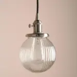 Homeko Textured Glass Globe Pendant Lights