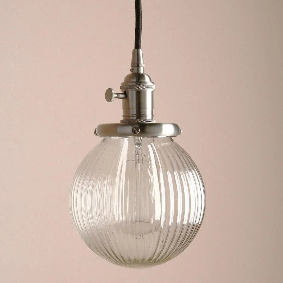 Homeko Textured Glass Globe Pendant Lights -