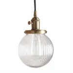 Homeko Textured Glass Globe Pendant Lights
