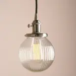 Homeko Textured Glass Globe Pendant Lights