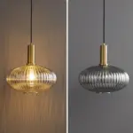 Homeko Textured Glass Pendant Light