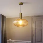 Homeko Textured Glass Pendant Light