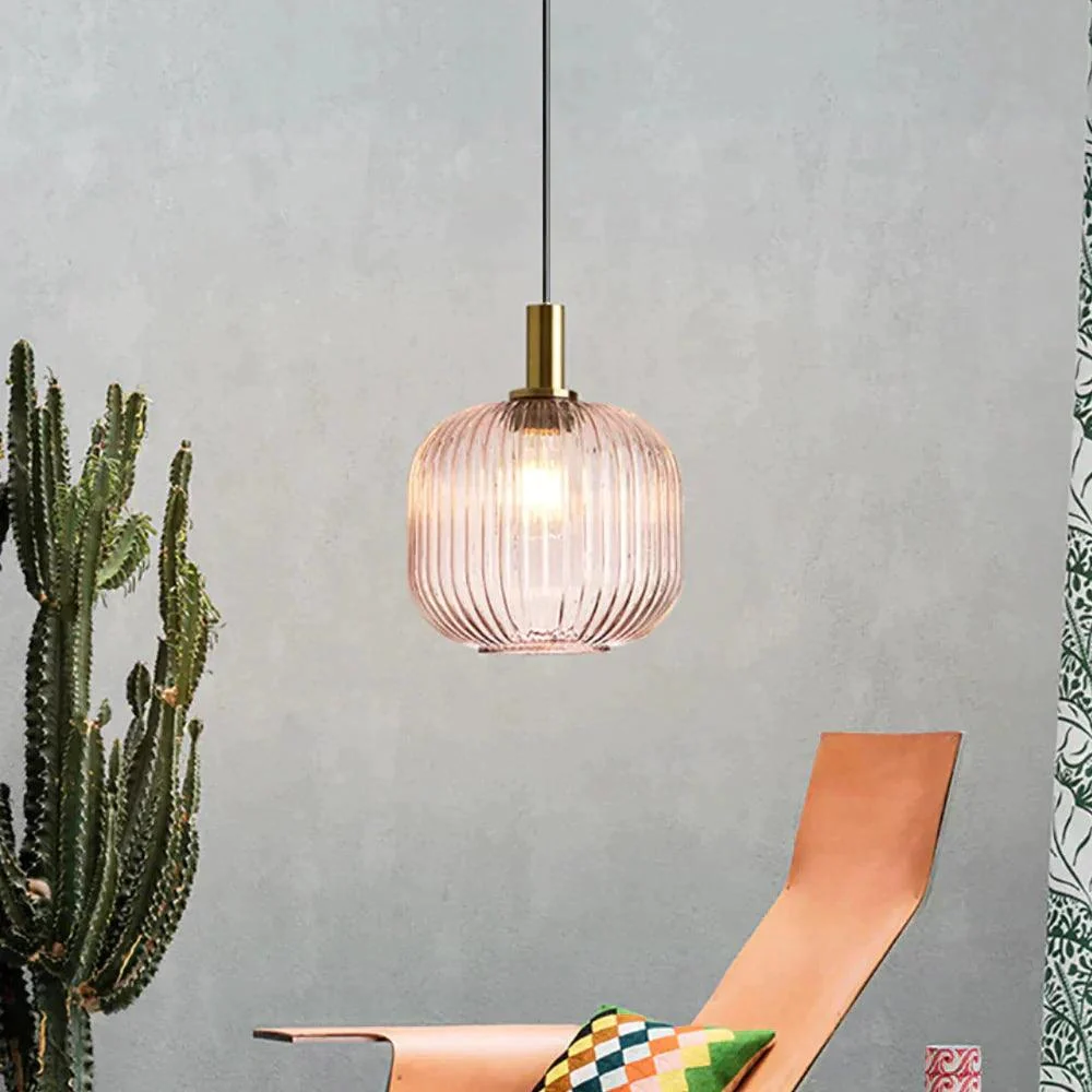 Homeko Textured Glass Pendant Light -