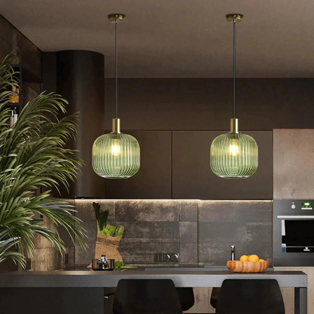 Homeko Textured Glass Pendant Light -