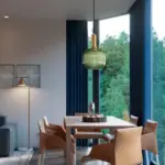 Homeko Textured Glass Pendant Light