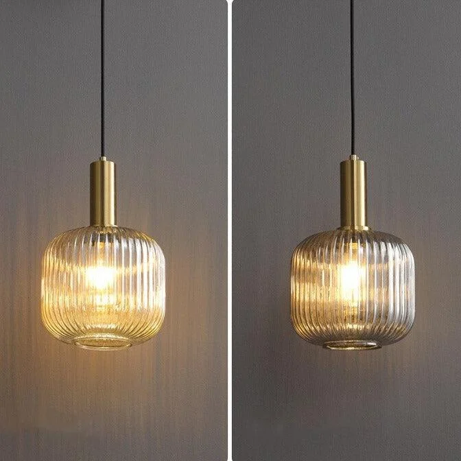 Homeko Textured Glass Pendant Light -