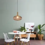 Homeko Textured Glass Pendant Light