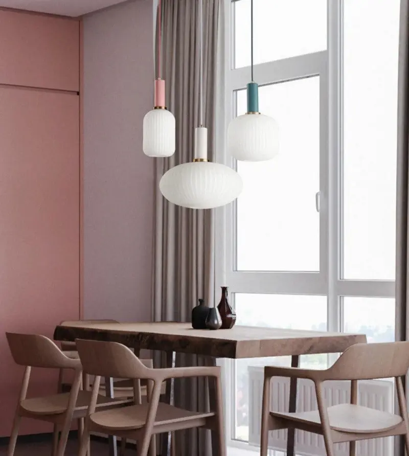 Homeko Textured Glass Pendant Lights