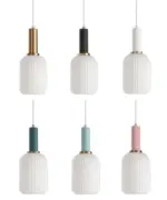 Homeko Textured Glass Pendant Lights