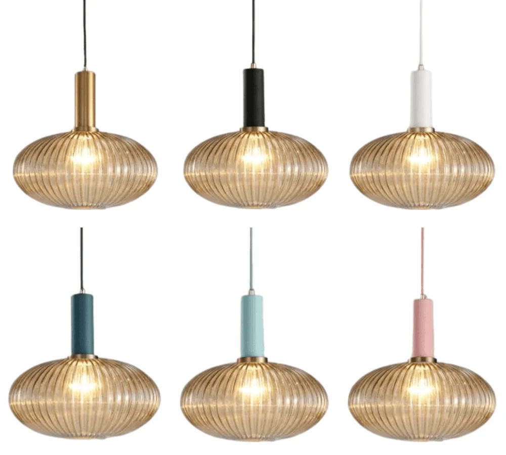 Homeko Textured Glass Pendant Lights -