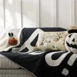 Homeko The Ghost Pumpkin Pillow