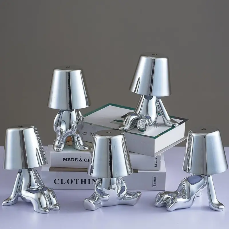 Homeko Thinker Little Man Rechargeable Table Lamp
