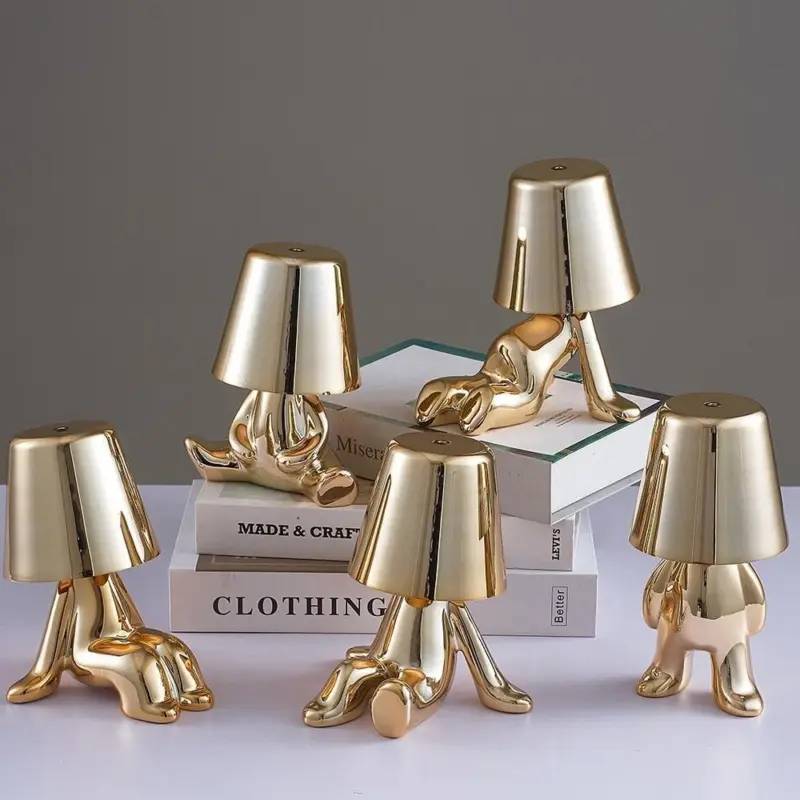 Homeko Thinker Little Man Rechargeable Table Lamp