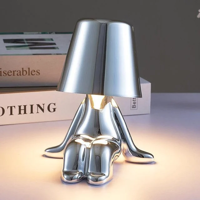 Homeko Thinker Little Man Rechargeable Table Lamp -