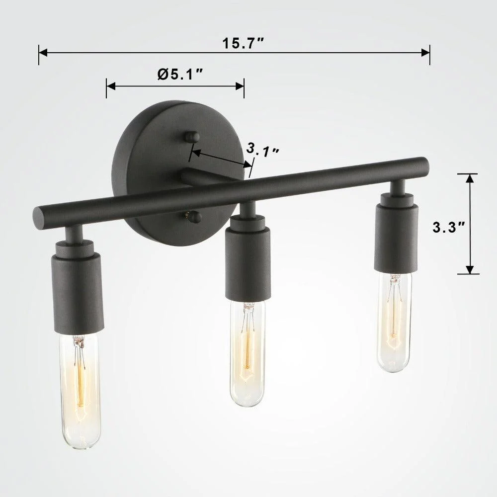 Homeko Three-Bulb Vanity Light -