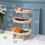 Homeko Three Tier Table Tray