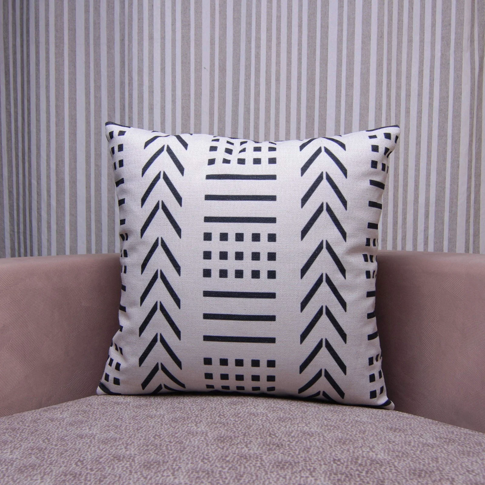 Homeko Throw Pillow Covers for Couch and Bed Set of 6 -