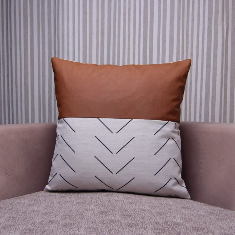 Homeko Throw Pillow Covers for Couch and Bed Set of 6