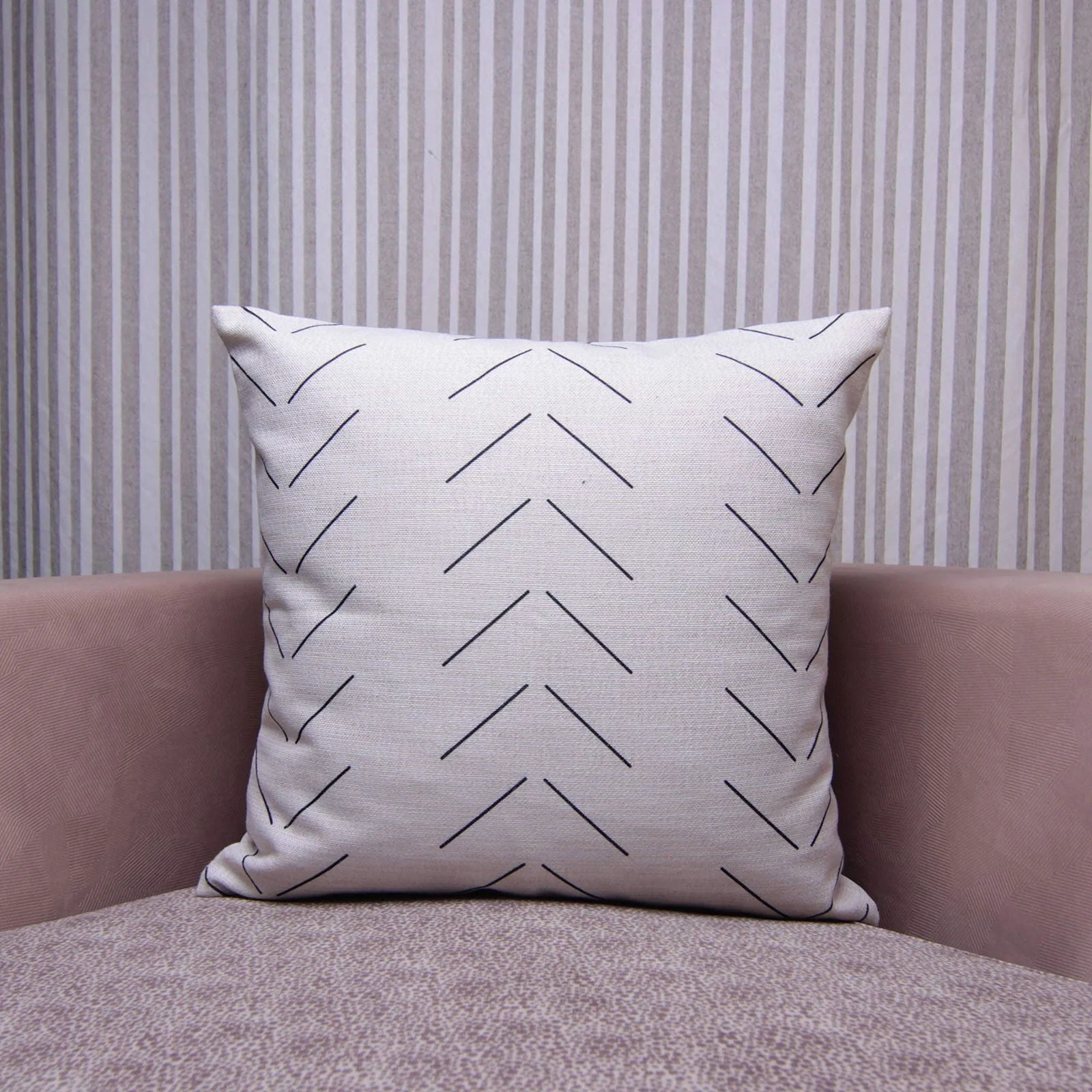 Homeko Throw Pillow Covers for Couch and Bed Set of 6 -