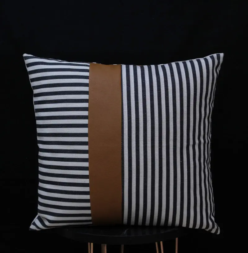 Homeko Throw Pillow Covers for Couch and Bed Set of 6