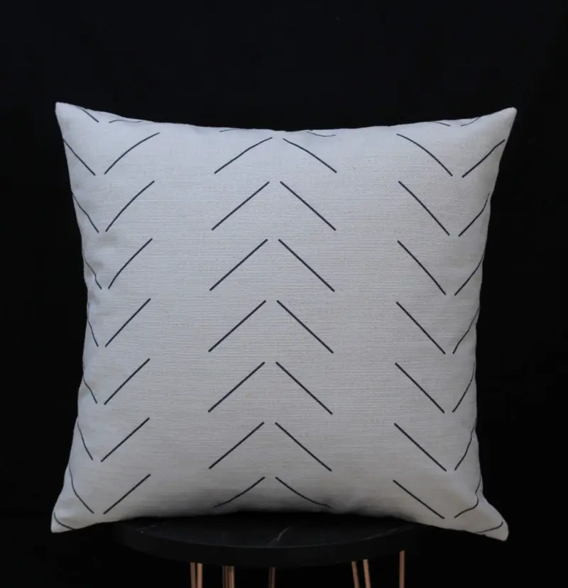Homeko Throw Pillow Covers for Couch and Bed Set of 6