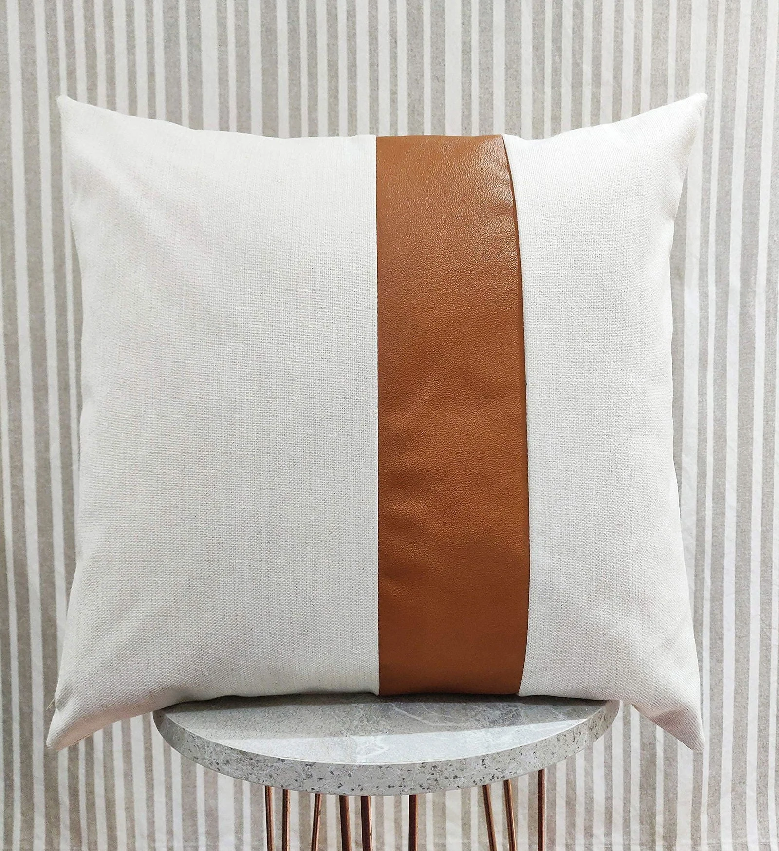 Homeko Throw Pillow Covers for Couch and Bed Set of 6 -