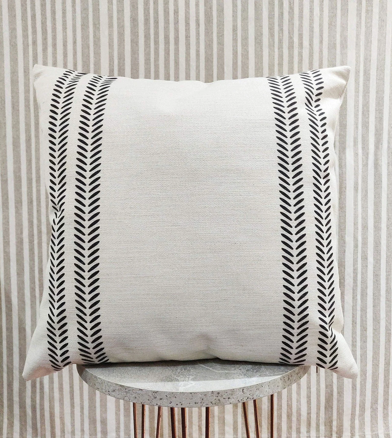 Homeko Throw Pillow Covers for Couch and Bed Set of 6 -