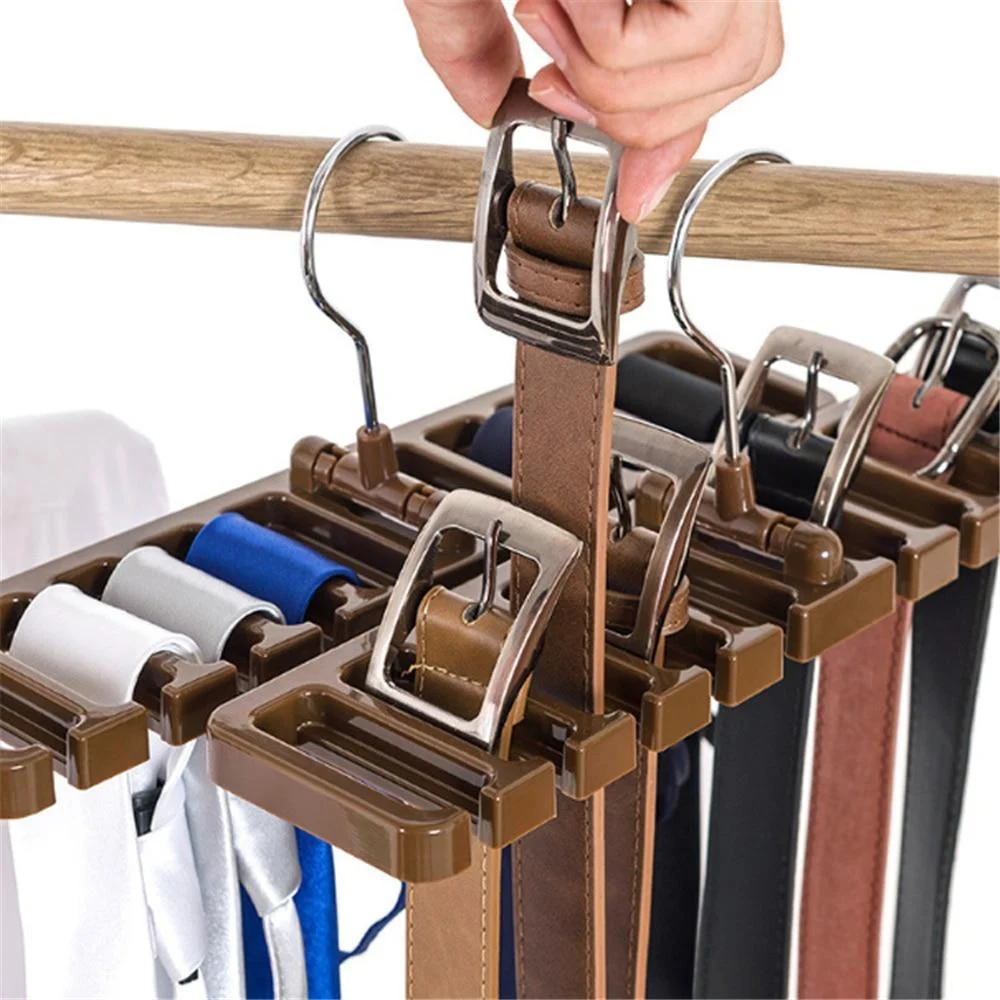 Homeko Tie & Belt Hanger Storage Rack -