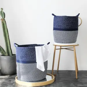 Homeko Torrey Coastal Storage Baskets with Handles