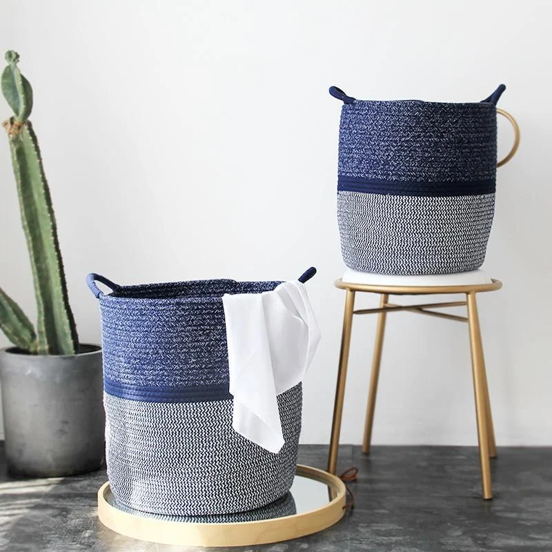 Homeko Torrey Coastal Storage Baskets with Handles -
